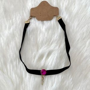 Velvet choker